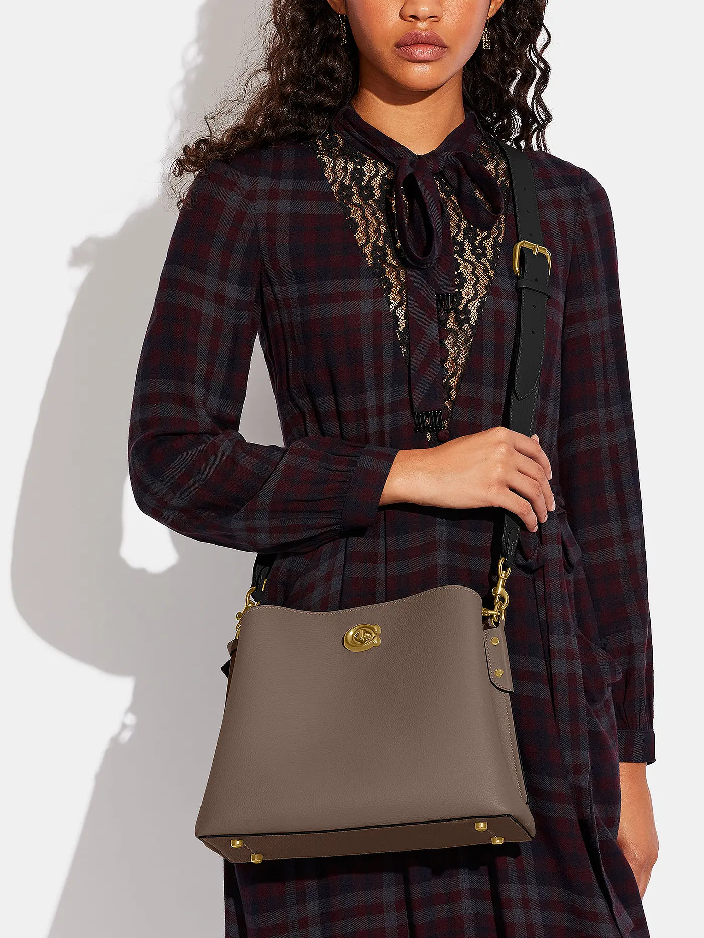 COACH | Ledertasche - Hobo Bag Willow | grau